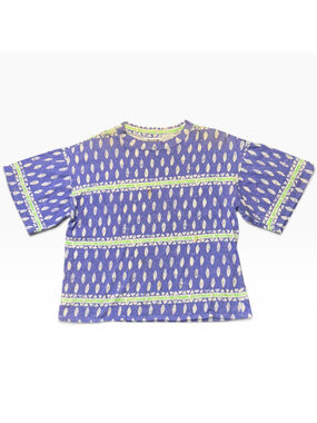Vintage Brittania Single Stitch Shirt Size M Oversized All Over Print
